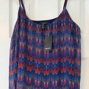 NWT Forever 21 patterned mini dress